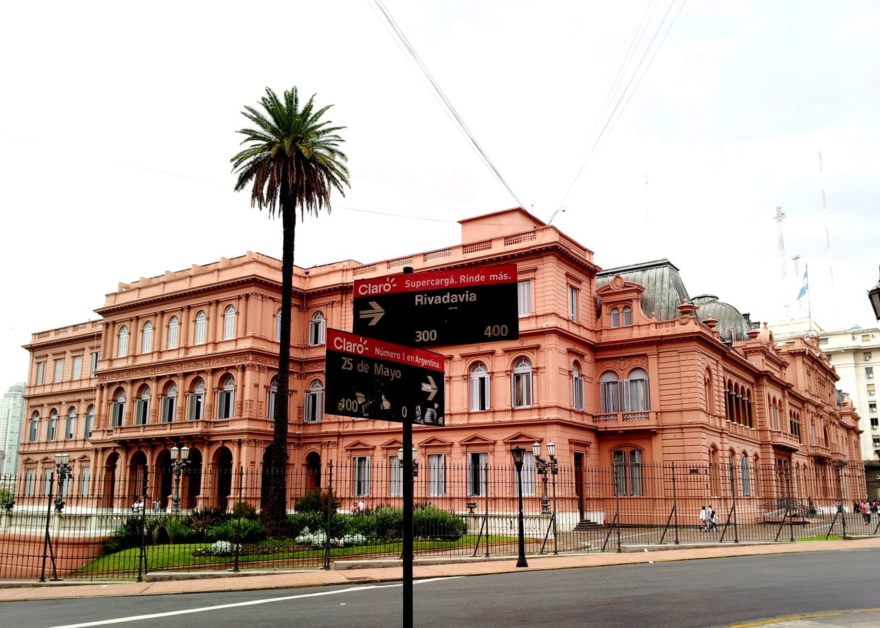 Casa Rosada presidential palace in Buenos Aires, Argentina